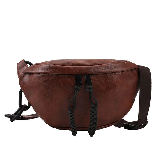 Leren Heuptas – Stoere Crossbody Tas met Verstelbare Band
