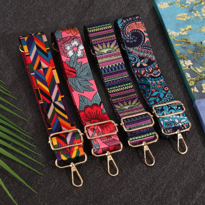 Verstelbare Tasriem met Kleurrijk Design – Comfortabel & Duurzaam