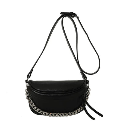 Trendy Crossbody Heuptas met Schakelketting – Chic & Praktisch