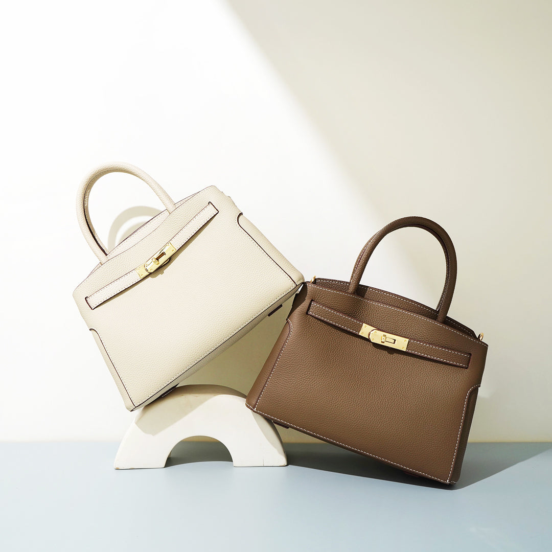 Elegante Handtas met Goudkleurig Slot – Tijdloos & Chic Design