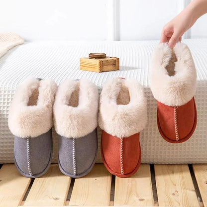 Dames Pantoffels met Bontvoering – Warme en Comfortabele Winter Slippers