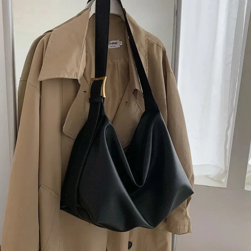 Minimalistische Schoudertas in Leerlook – Stijlvol & Praktisch voor Elke Dag