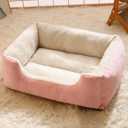 Zachte Hondenmand & Kattenmand – Rechthoekig Fluffy Huisdierbed