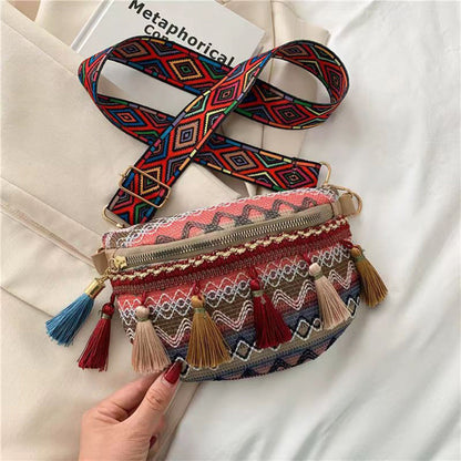 Bohemian Crossbody Tas – Kleurrijk, Uniek & Comfortabel