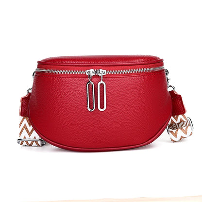 Elegante Crossbody Heuptas – Luxe Schoudertas met Unieke Band