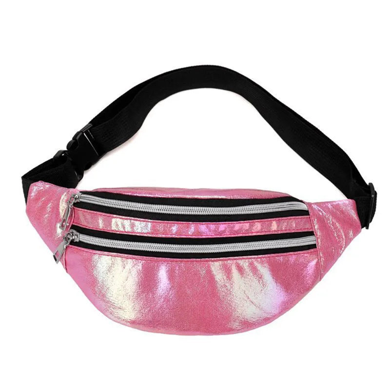 Holografische Crossbody Heuptas – Festival, Trendy & Comfortabel