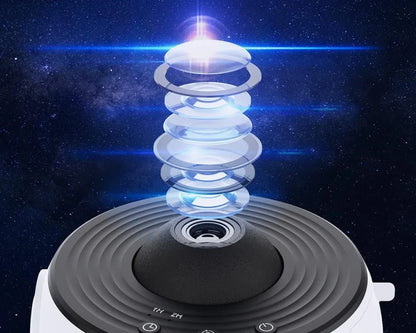 Sterrenhemel Projector met 12 Ruimtemotieven – LED Galaxy Nachtlamp