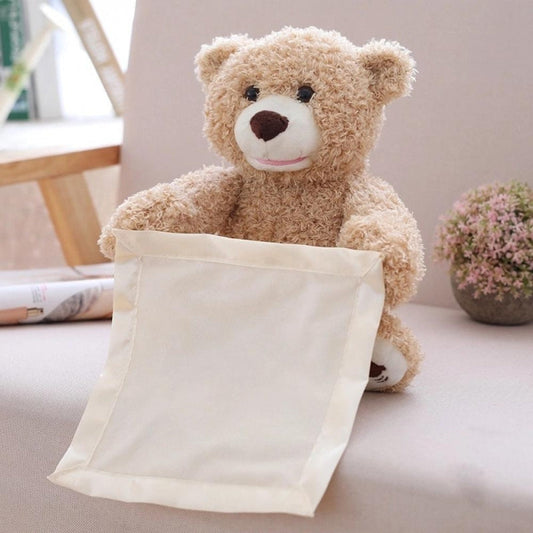 Peek-a-Boo Beer – Interactieve Knuffel met Beweging & Geluid