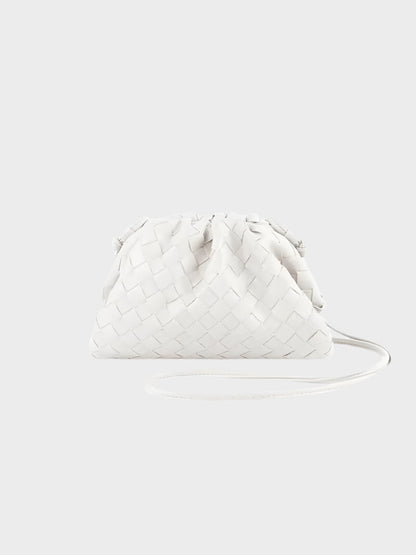 Amelia | Mini Gevlochten Vegan Leren Schoudertas voor Dames – Compact & Stijlvol