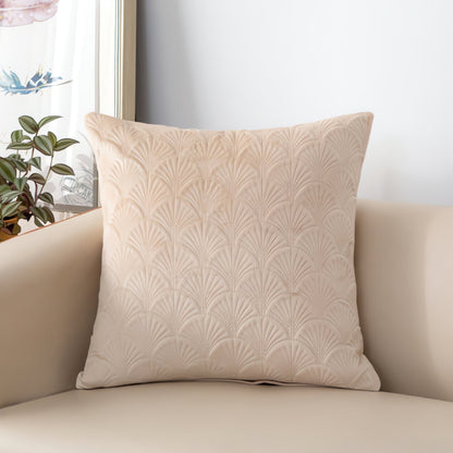 Velours Sierkussen met Geometrisch Patroon – Luxe Kussenhoes in Diverse Kleuren