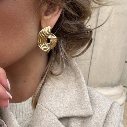 Luxe Gouden Oorbellen – Hypoallergeen & Trendy Statement Sieraad