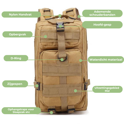 Tactische Rugzak 45L – Robuust & Veelzijdig