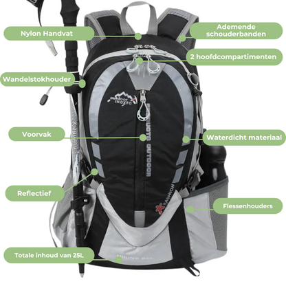 Premium Outdoor Rugzak – 25L