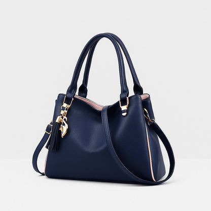Trendy Zwarte Dames Handtas –  Verstelbare Schouderriem
