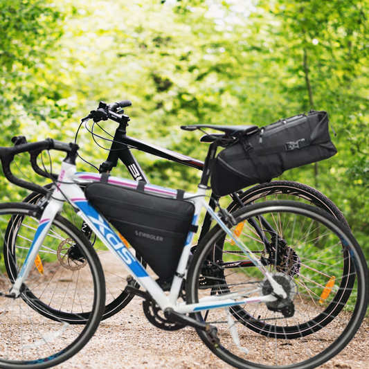 Waterdichte Fietsframe Tas – Slanke Driehoek Tas met Rits en Grote Opbergruimte
