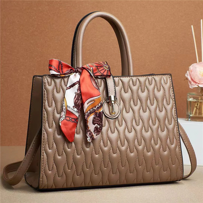 Elegante Handtas met Sjaal – Luxe Dames Tas in Diverse Kleuren