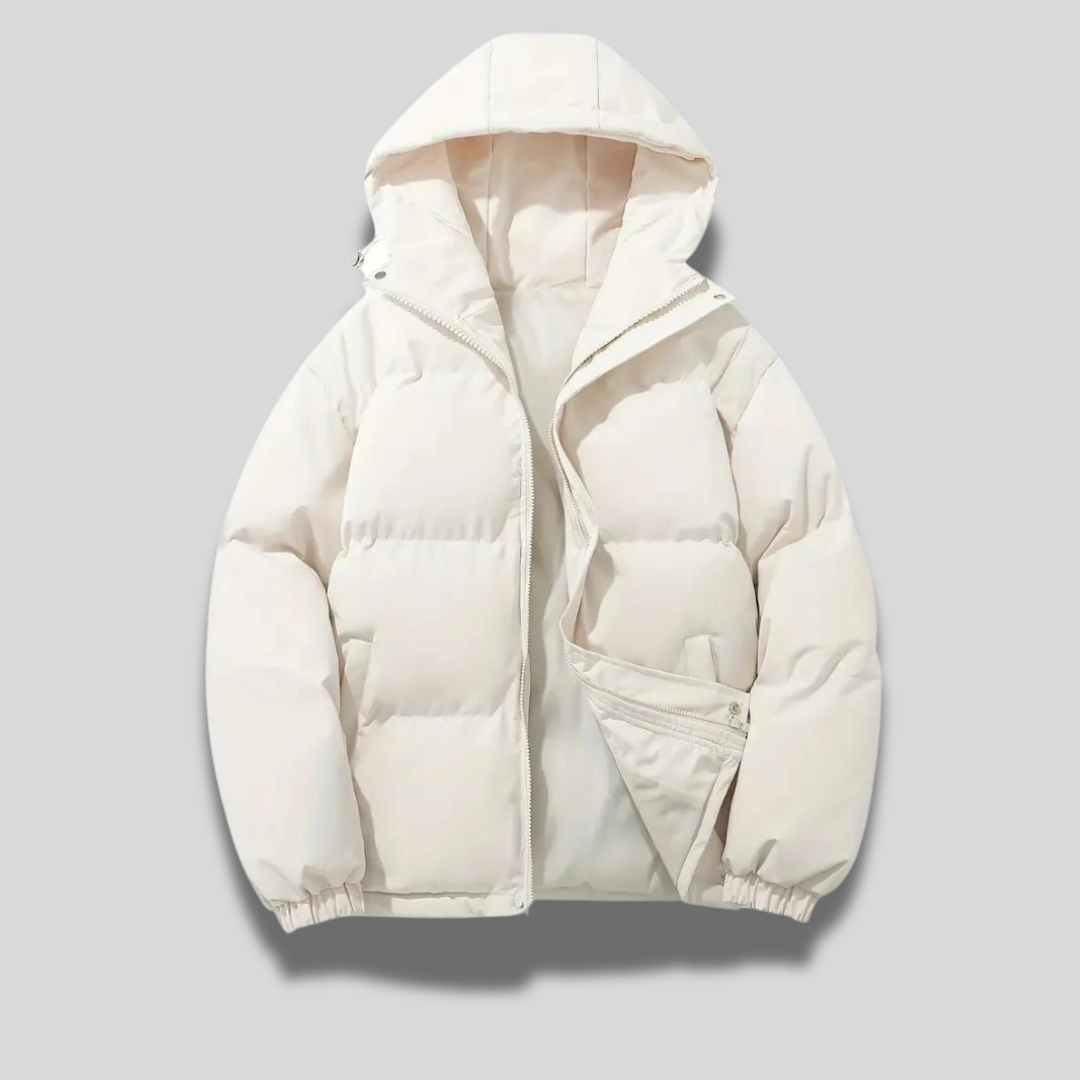 Dames Puffer Jas met Capuchon – Warme Gewatteerde Winterjas