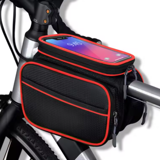Waterdichte Fietstas met Telefoonhouder – Dubbele Opbergruimte en Touchscreen Venster