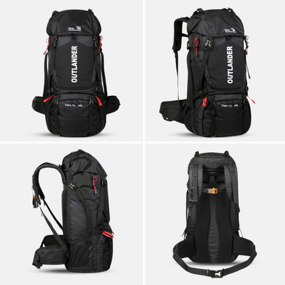 Trekkingrugzak 60L – Waterdicht, Comfortabel & Ruim