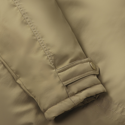 Heren Winterjas met Capuchon – Warme Parka Jas met Bontvoering