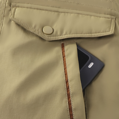 Heren Winterjas met Capuchon – Warme Parka Jas met Bontvoering