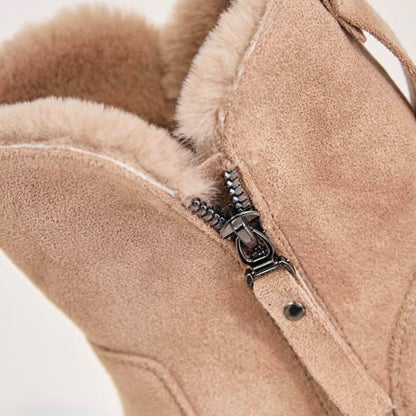 Dames Winterboots met Warme Voering – Comfortabele Enkelboots