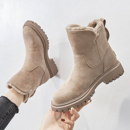 Dames Winterboots met Warme Voering – Comfortabele Enkelboots