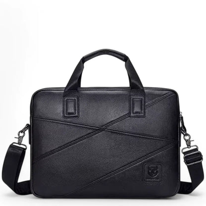 Leren Laptoptas Zwart – Elegant & Functioneel