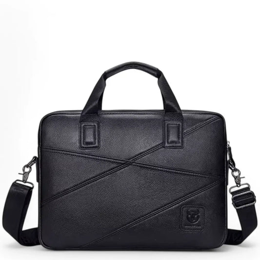 Leren Laptoptas Zwart – Elegant & Functioneel