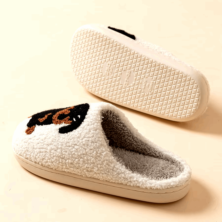 Teckel Pantoffels – Warme en Zachte Slippers met Hond Design