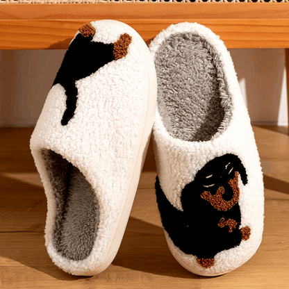 Teckel Pantoffels – Warme en Zachte Slippers met Hond Design