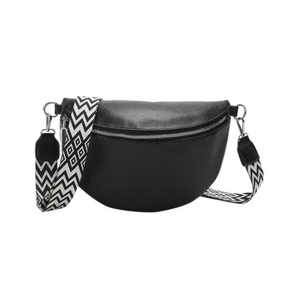 Trendy Crossbody Tas met Brede Schouderband – Stijlvol & Comfortabel