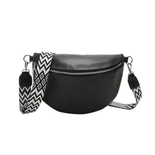 Trendy Crossbody Tas met Brede Schouderband – Stijlvol & Comfortabel