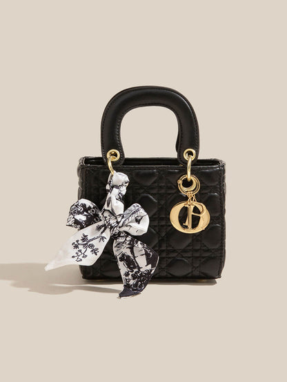 Chic-Bow Mini Handbag – Luxe Mini Handtas met Strikje – Elegant & Modieus