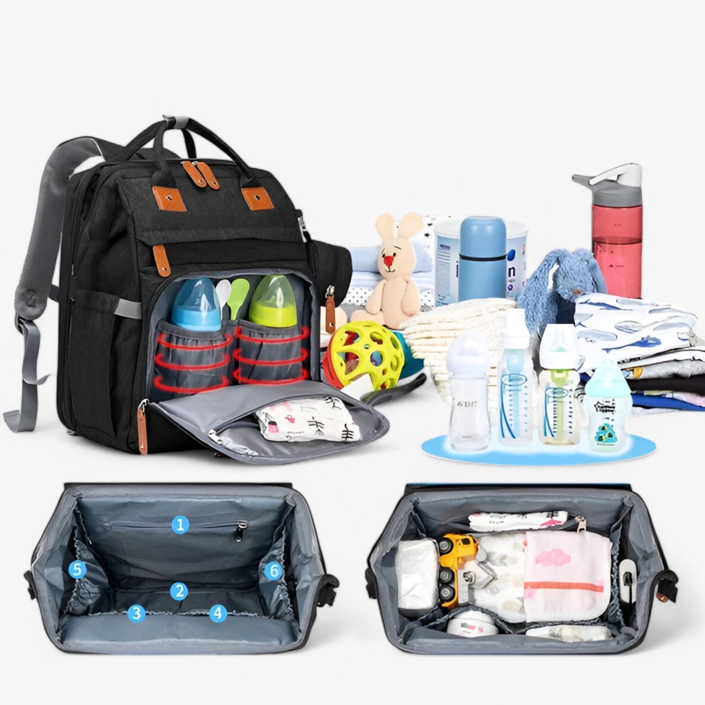 Luiertas Rugzak – Multifunctioneel, Ruim & Praktisch