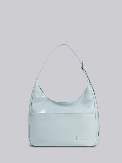 Zwarte Schoudertas – Minimalistisch & Ruim Design van Vegan Leer