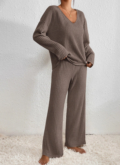 Luxe Dames Loungewear Set – Comfortabele Twee-Delige Outfit