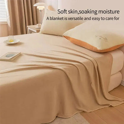 Zachte Fleece Deken – Warme Plaid met Modern Patroon voor Bank & Bed