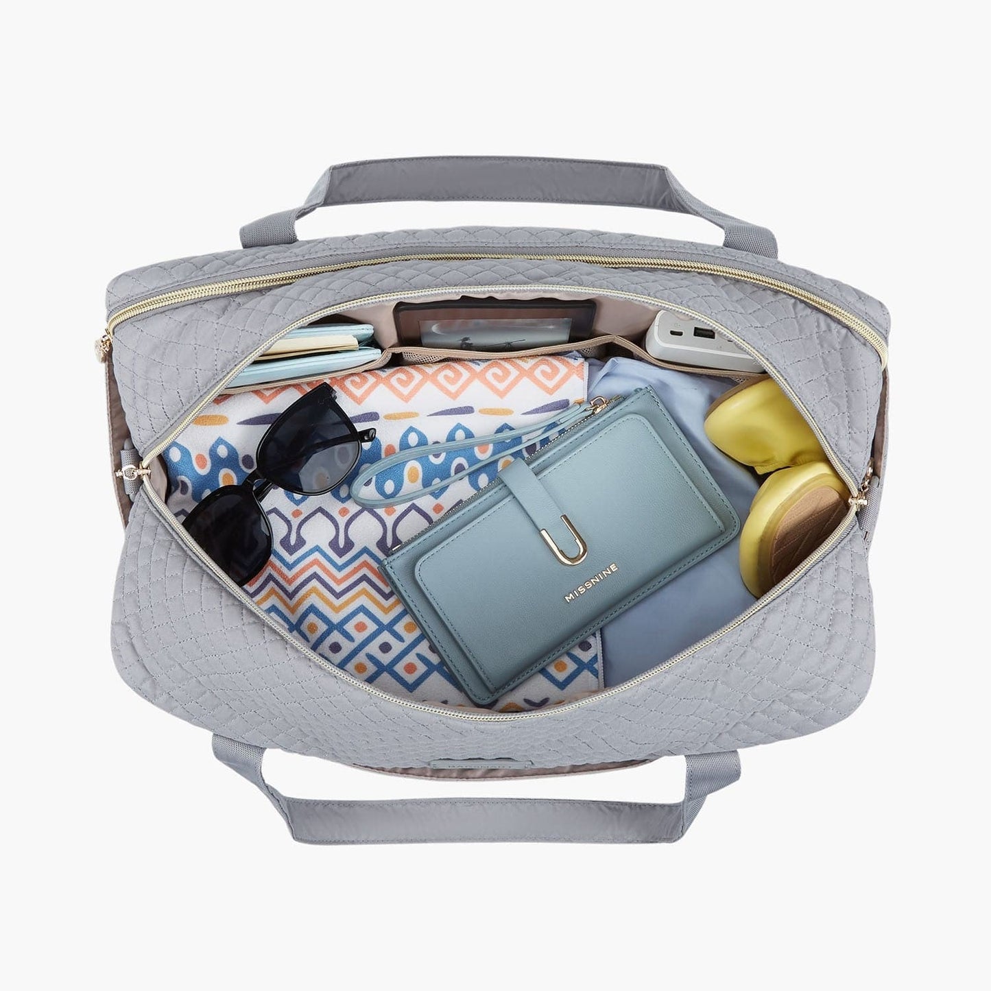 Weekender Reisetasche Große Handgepäcktasche mit Schuhbeutel