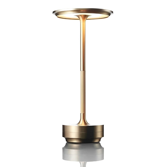 Dimbare Draadloze Tafellamp – LED Touch Lamp | Oplaadbaar & Modern Design | Goud/Zwart
