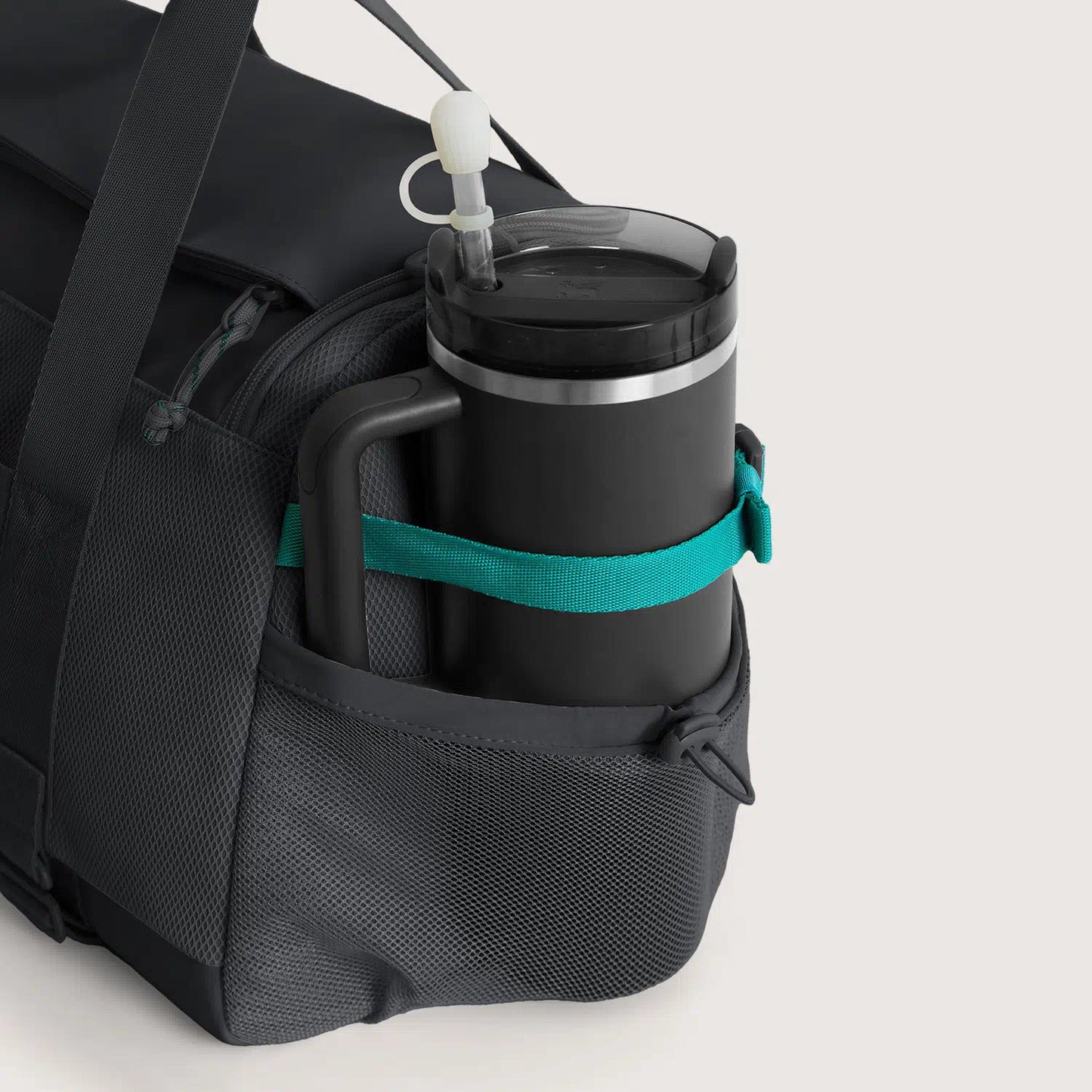 Beige Duffeltas 36L – Waterafstotende Sport- & Reistas met Schoenenvak en Meerdere Vakken voor Gym & Reizen