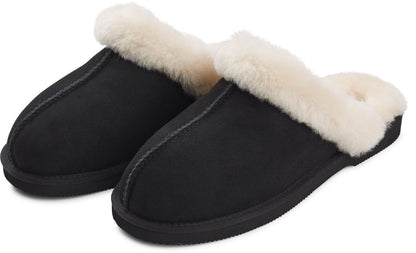 Warme Schapenvacht Pantoffels – Comfortabele Unisex Huisschoenen met Antislip Zool