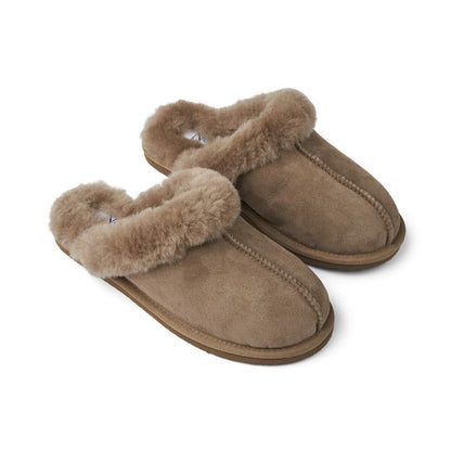 Warme Schapenvacht Pantoffels – Comfortabele Unisex Huisschoenen met Antislip Zool