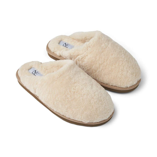 Unisex Schapenvacht Pantoffels – Warme Fårskinn Sloffen zonder Hiel