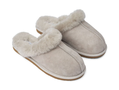 Warme Schapenvacht Pantoffels – Comfortabele Unisex Huisschoenen met Antislip Zool