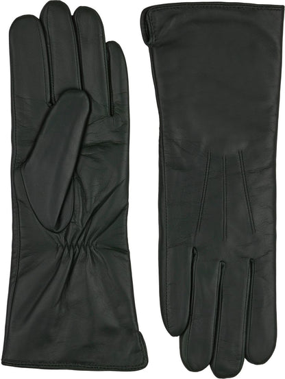 Dames Leren Handschoenen – Lange Skinnhandschoenen met Wolmix Voering