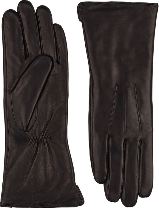 Dames Leren Handschoenen – Lange Skinnhandschoenen met Wolmix Voering