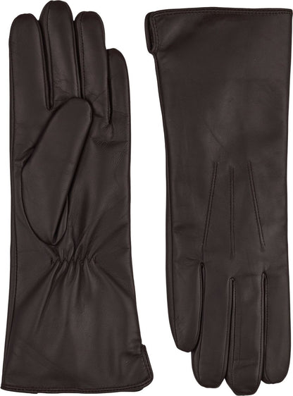 Dames Leren Handschoenen – Lange Skinnhandschoenen met Wolmix Voering