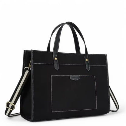Canvas laptoptas dames 15.6 inch – Elegant & praktisch