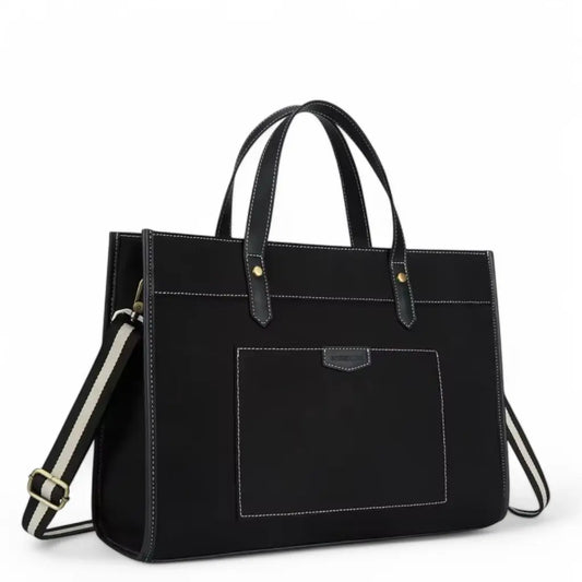 Canvas laptoptas dames 15.6 inch – Elegant & praktisch
